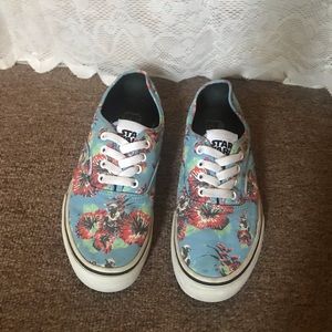Vans Authentic Starwars Aloha Yoda Size M 3.5 W 5